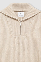 ANINE BING Sammy Sweater - Beige - detail view
