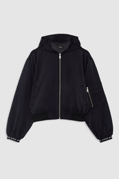 ANINE BING Sarita Bomber - Black - front view
