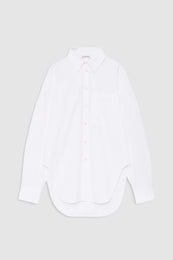 ANINE BING Scott Shirt - White - front view