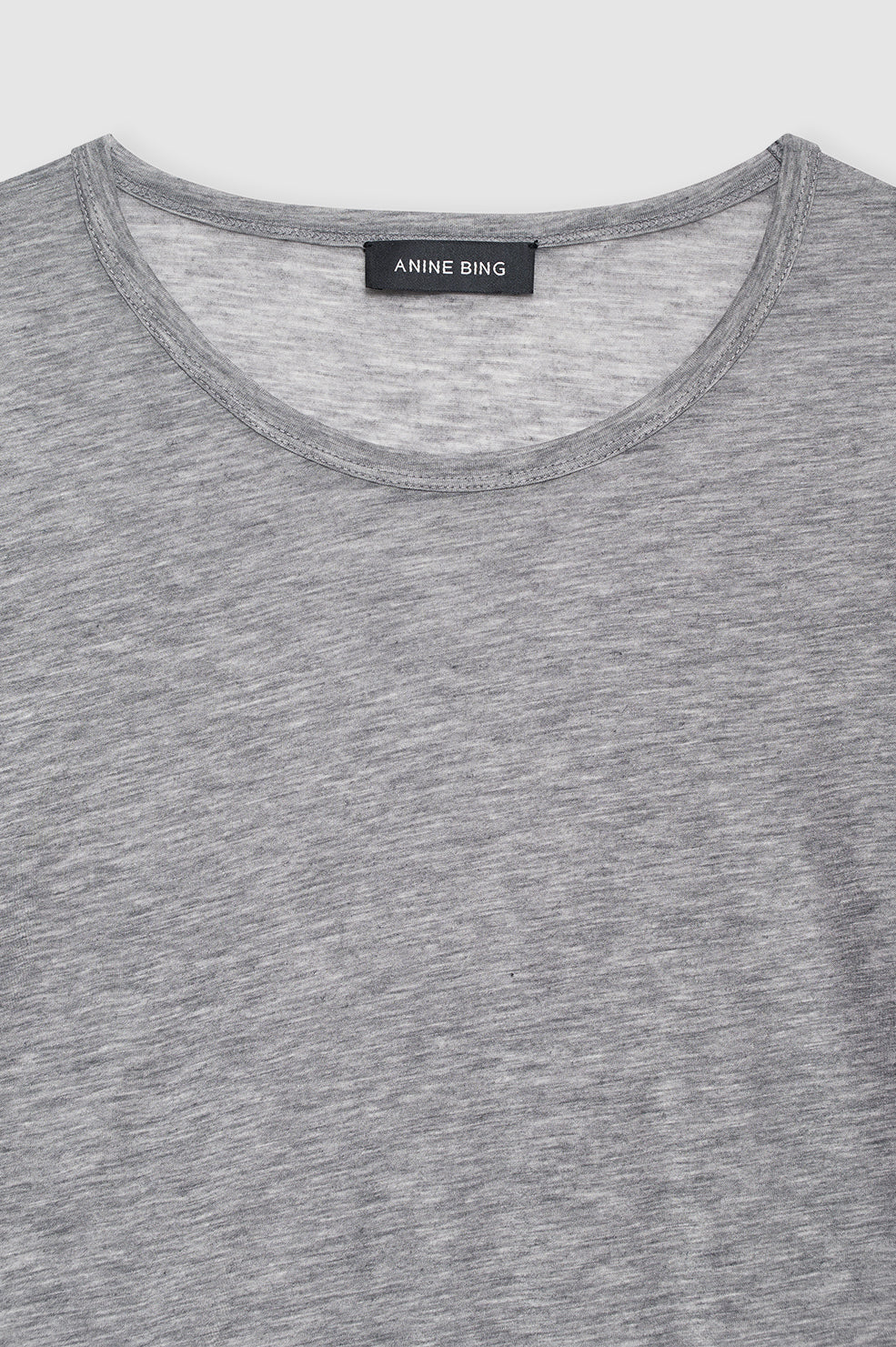 ANINE BING Sylvie Tee - Grey - detail view