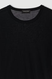 ANINE BING Sylvie Tee - Black - detail view