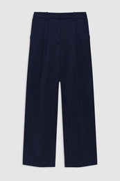 ANINE BING Trent Trouser - Navy - front view
