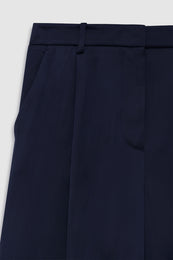 ANINE BING Trent Trouser - Navy - detail view