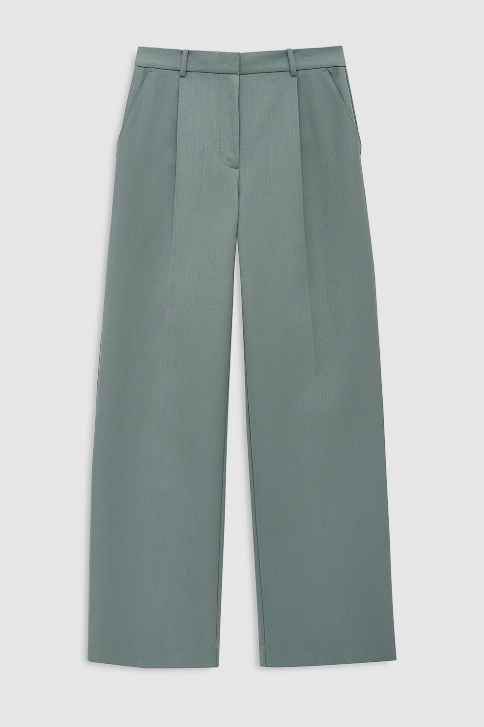 ANINE BING Trent Trouser - Sage - front view