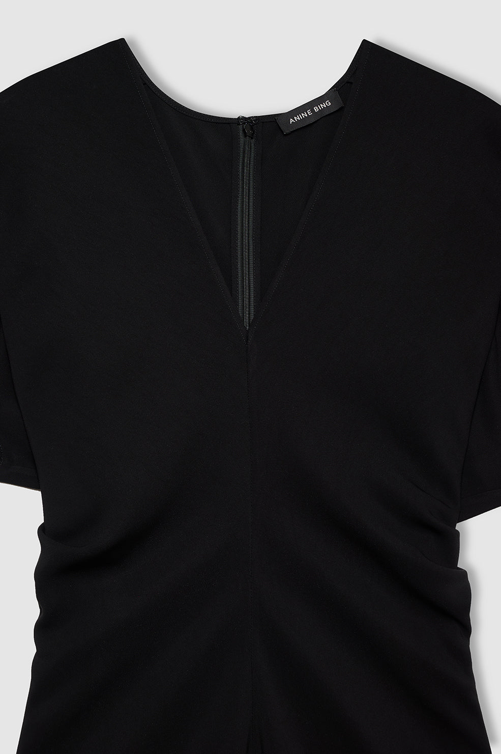 ANINE BING Zadig Dress - Black - detail view