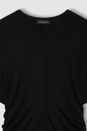 ANINE BING Zadig Tee - Black - detail view