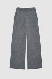 featured-img|ANINE BING Adley Pant - Medium Heather Grey - front view