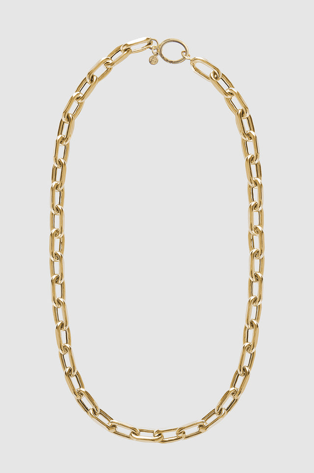 Link Necklace - 14k Gold