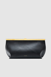 ANINE BING Anine Clutch - Black - front view