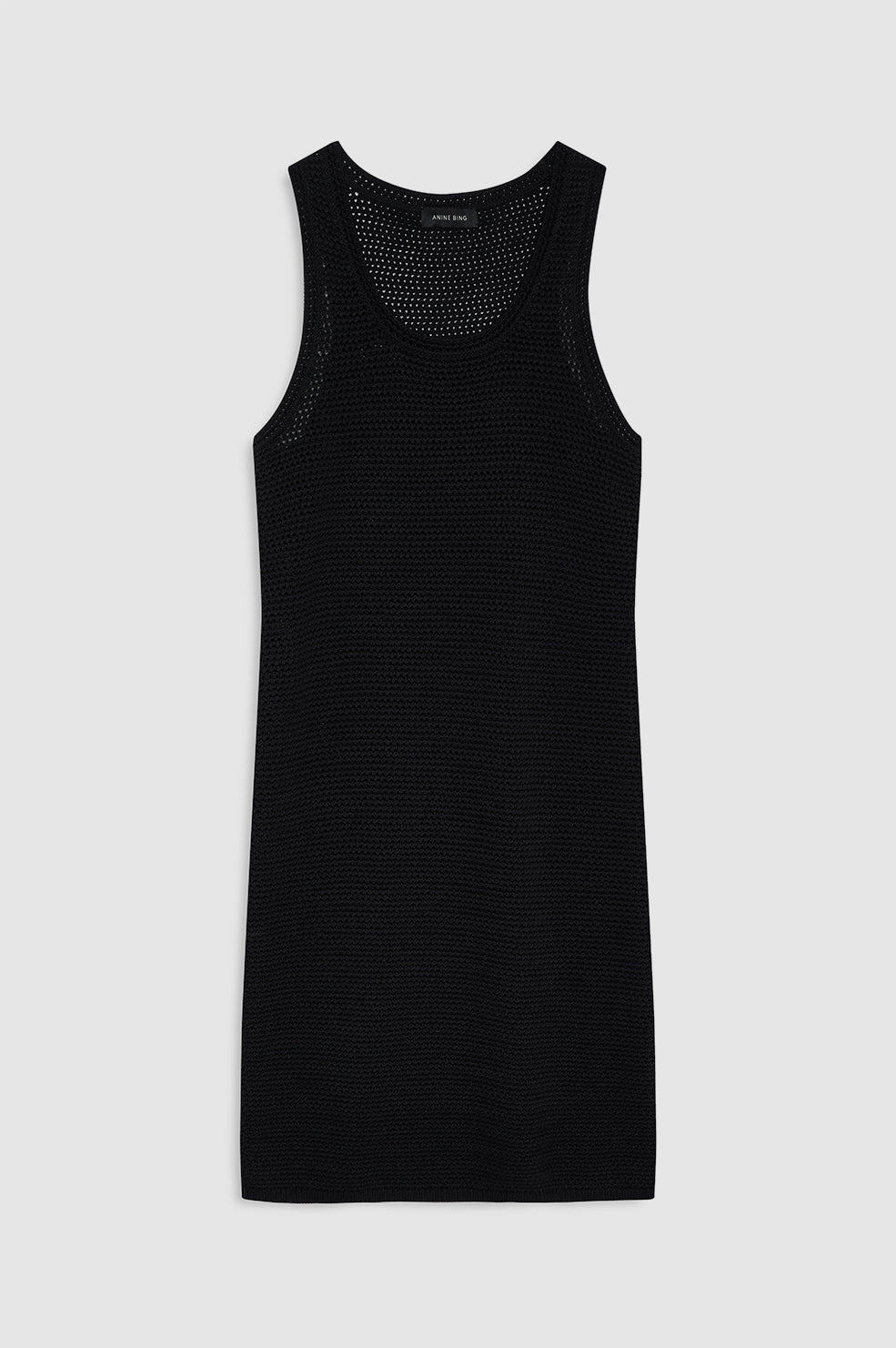 ANINE BING Arie Dress - Black - front view