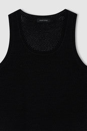 ANINE BING Arie Tank - Black - detail view