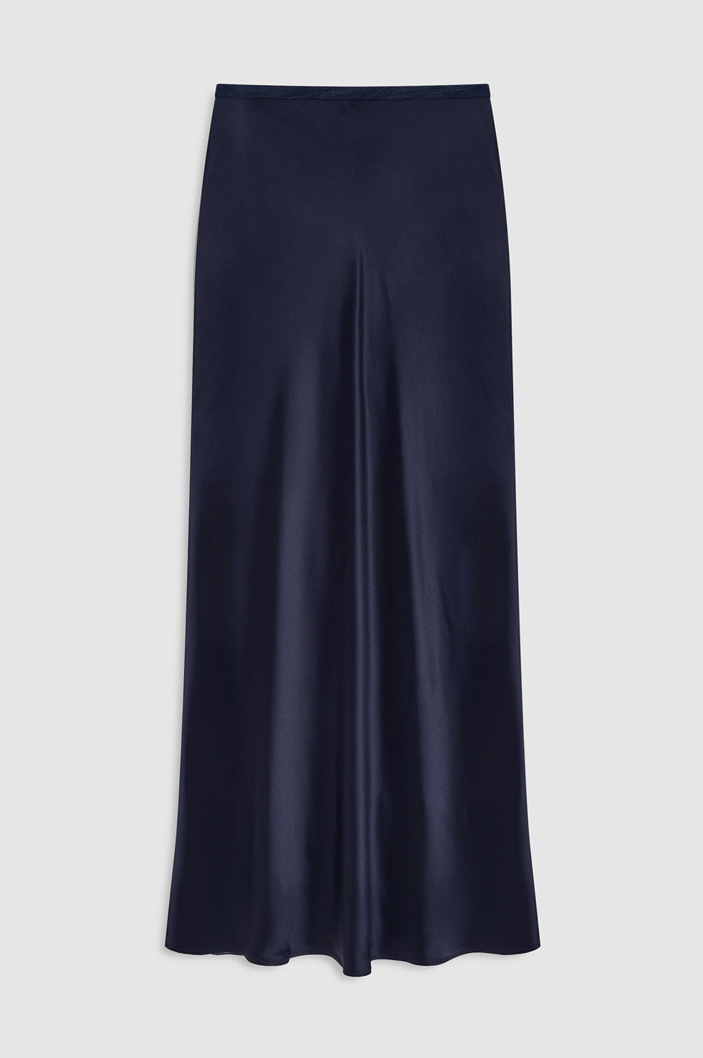 ANINE BING - Bar Maxi Skirt - Navy - Front View