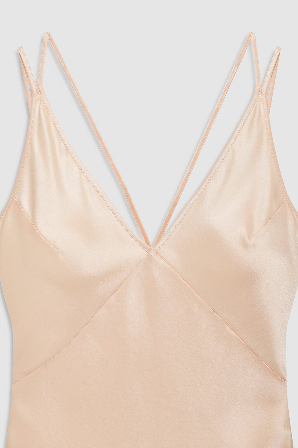 ANINE BING Blanca Top - Golden Beige - detail view