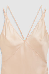 ANINE BING Blanca Top - Golden Beige - detail view