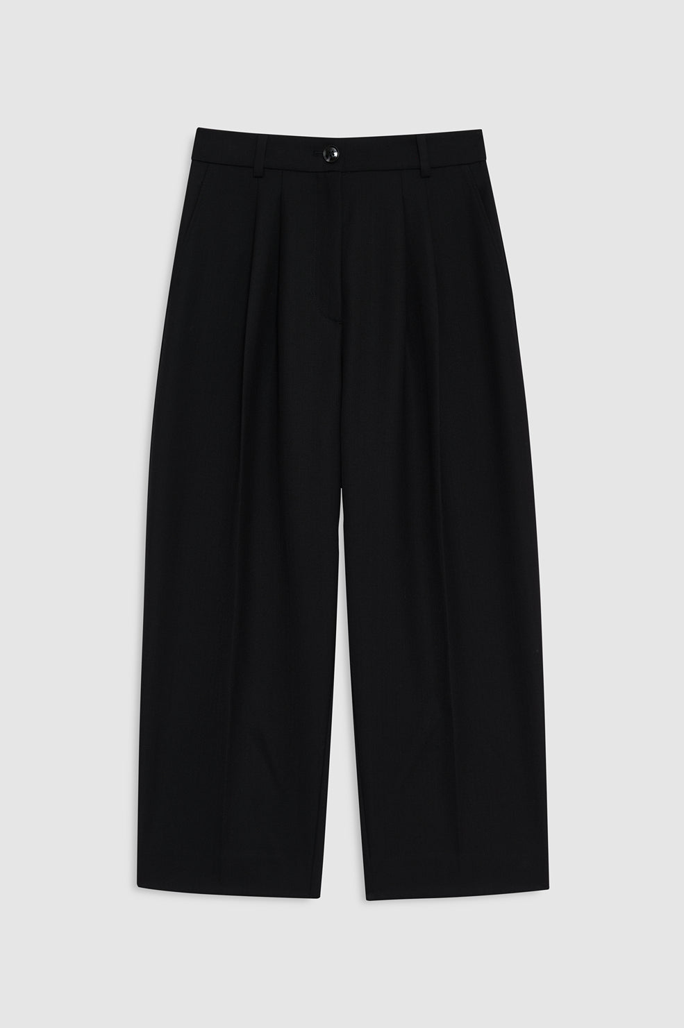 ANINE BING Brice Chino - Black - front view