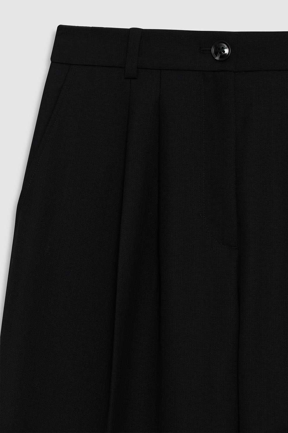 ANINE BING Brice Chino - Black - detail view