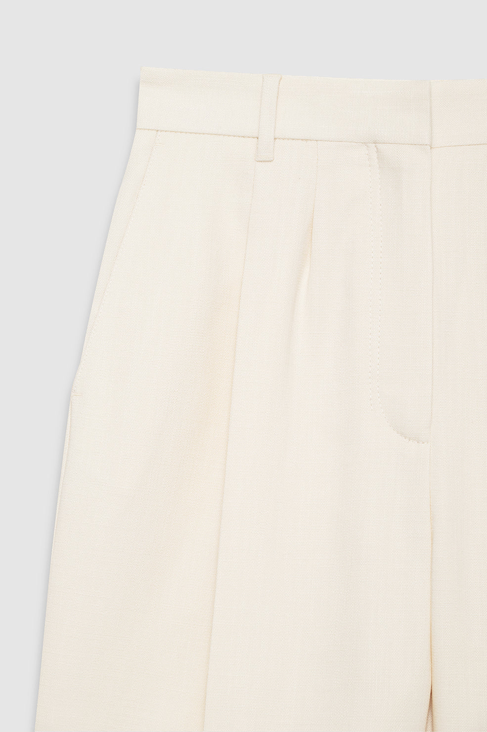 ANINE BING Bryson Short - Cream - detail view