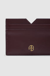 ANINE BING Calli Card Holder - Fig - detail view