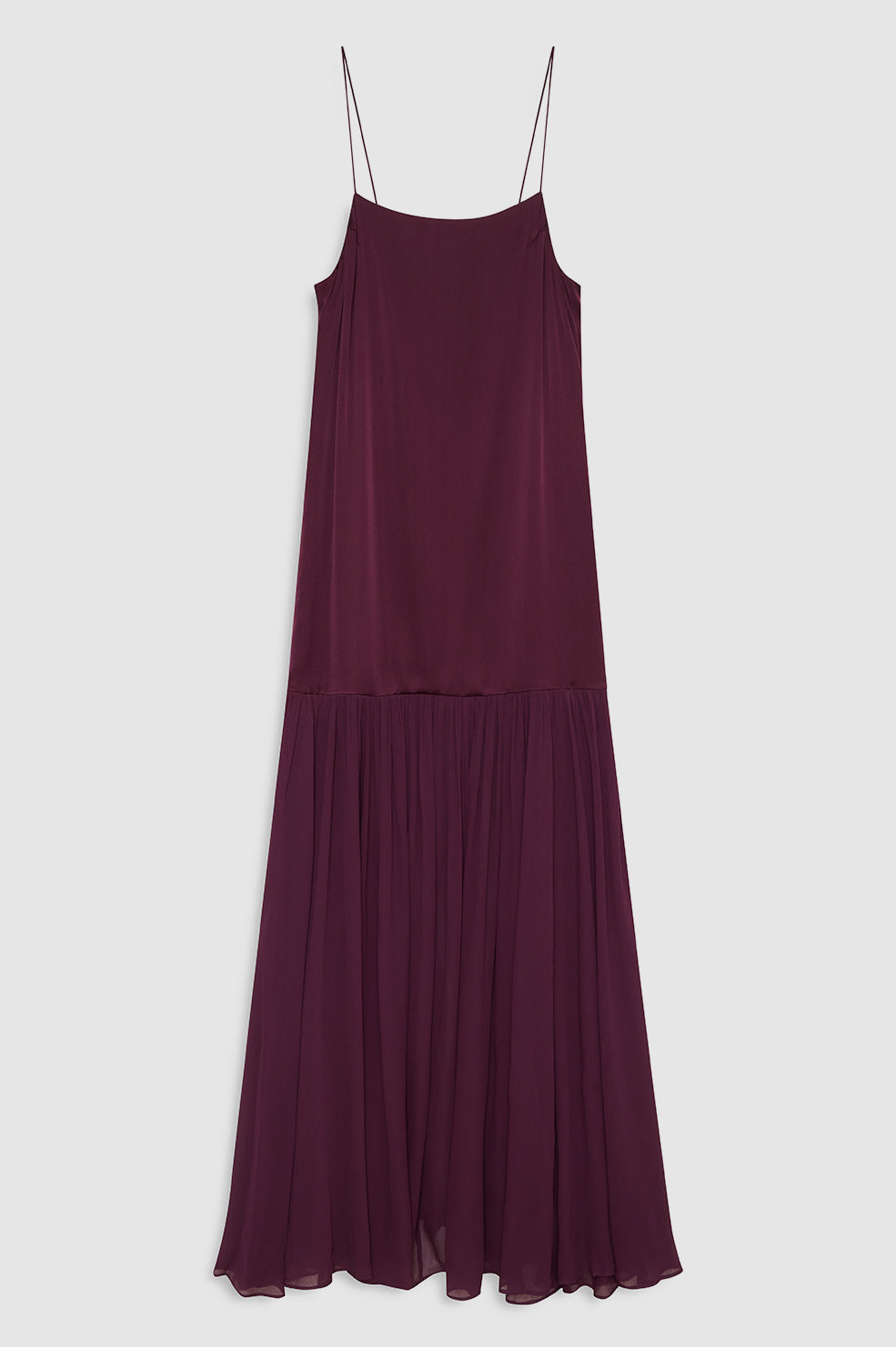 ANINE BING Clementine Dress - Fig - front view
