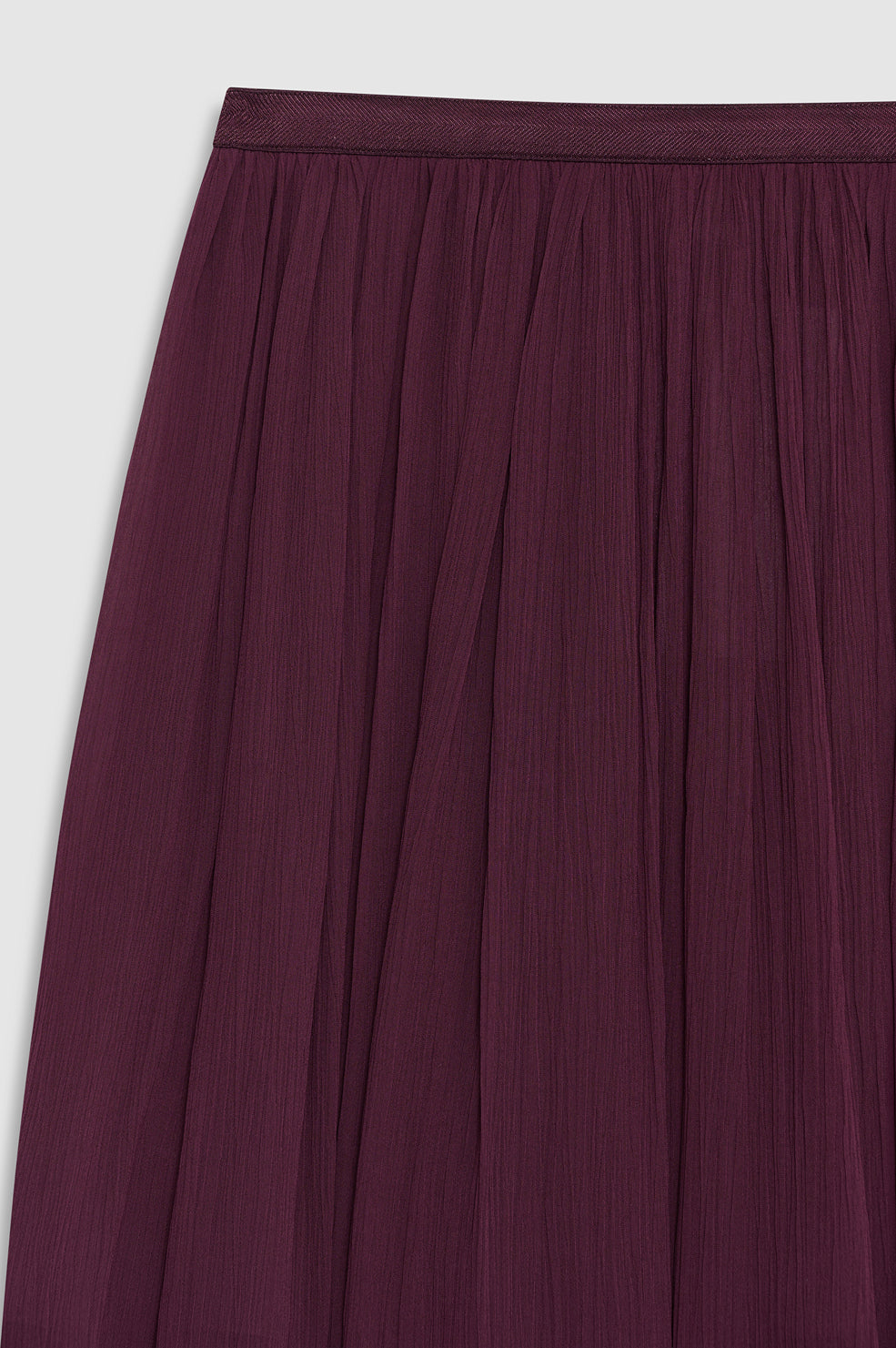 ANINE BING Clementine Skirt - Fig - detail view