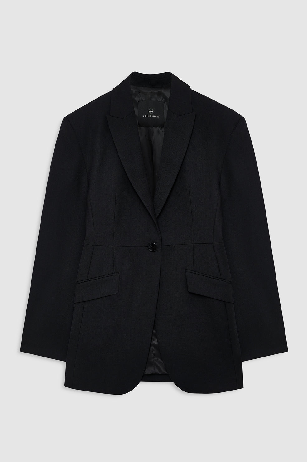ANINE BING Elga Blazer - Black - front view