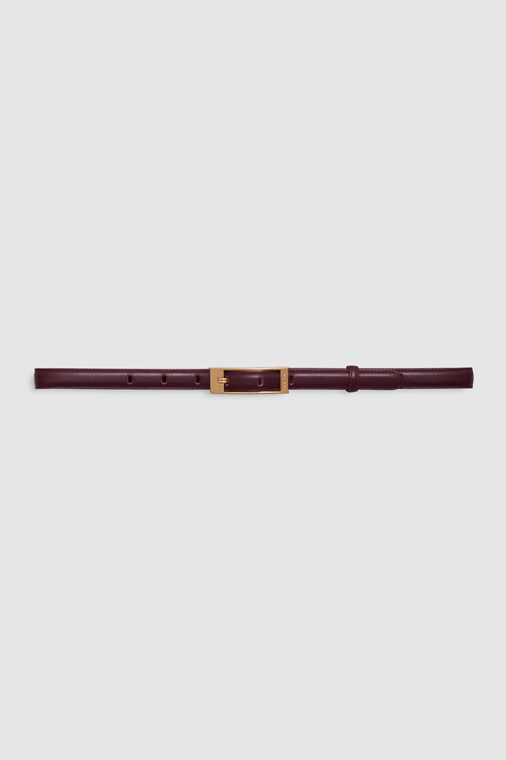 Elly Belt Smooth Leather - Fig