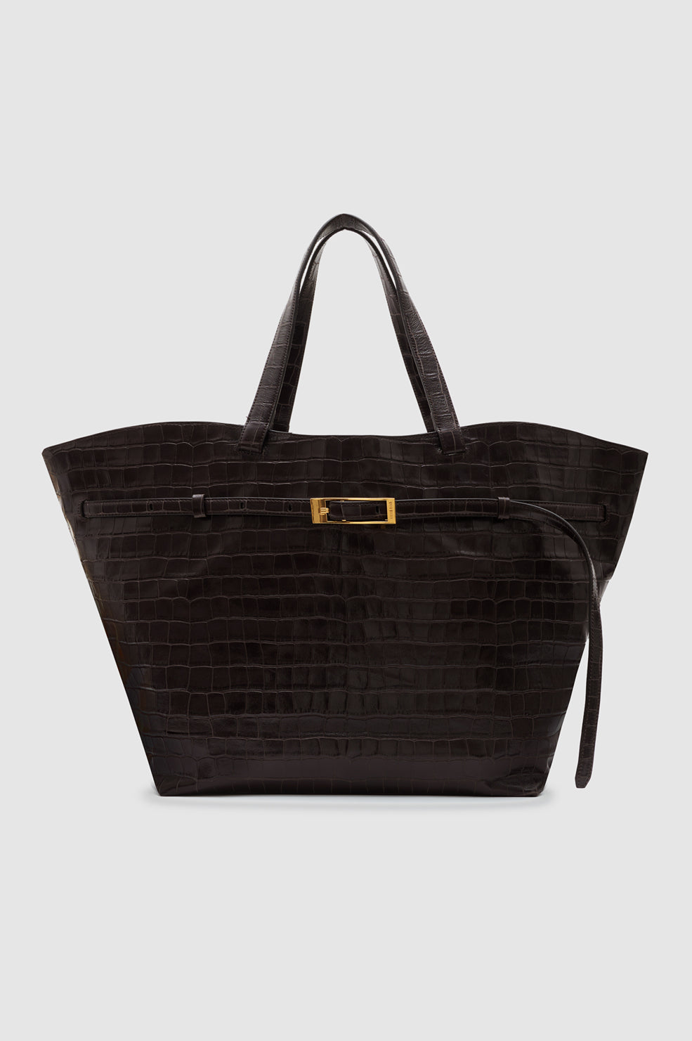 Elly Tote Embossed - Dark Brown