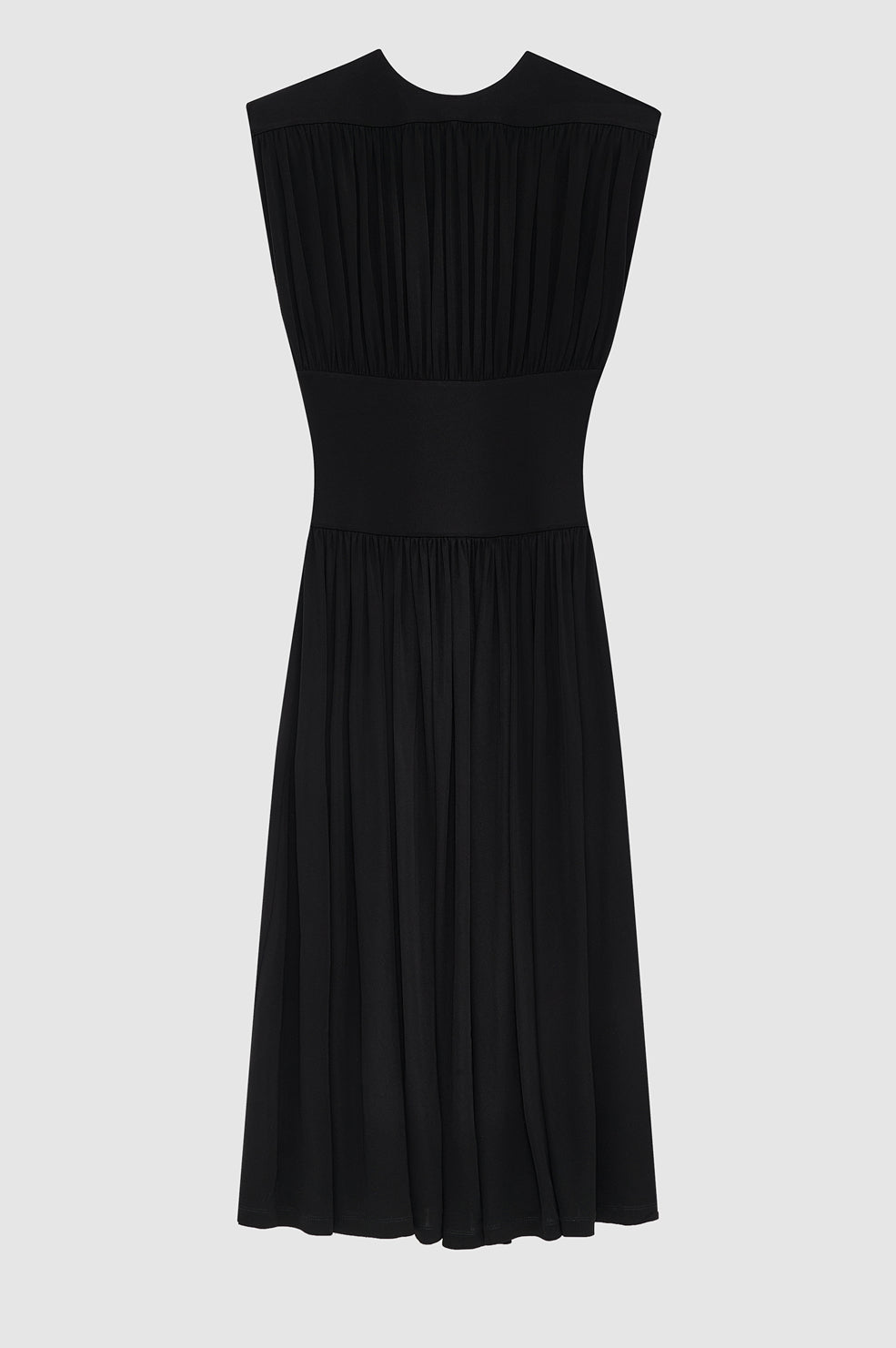ANINE BING Fran Dress - Black - front view