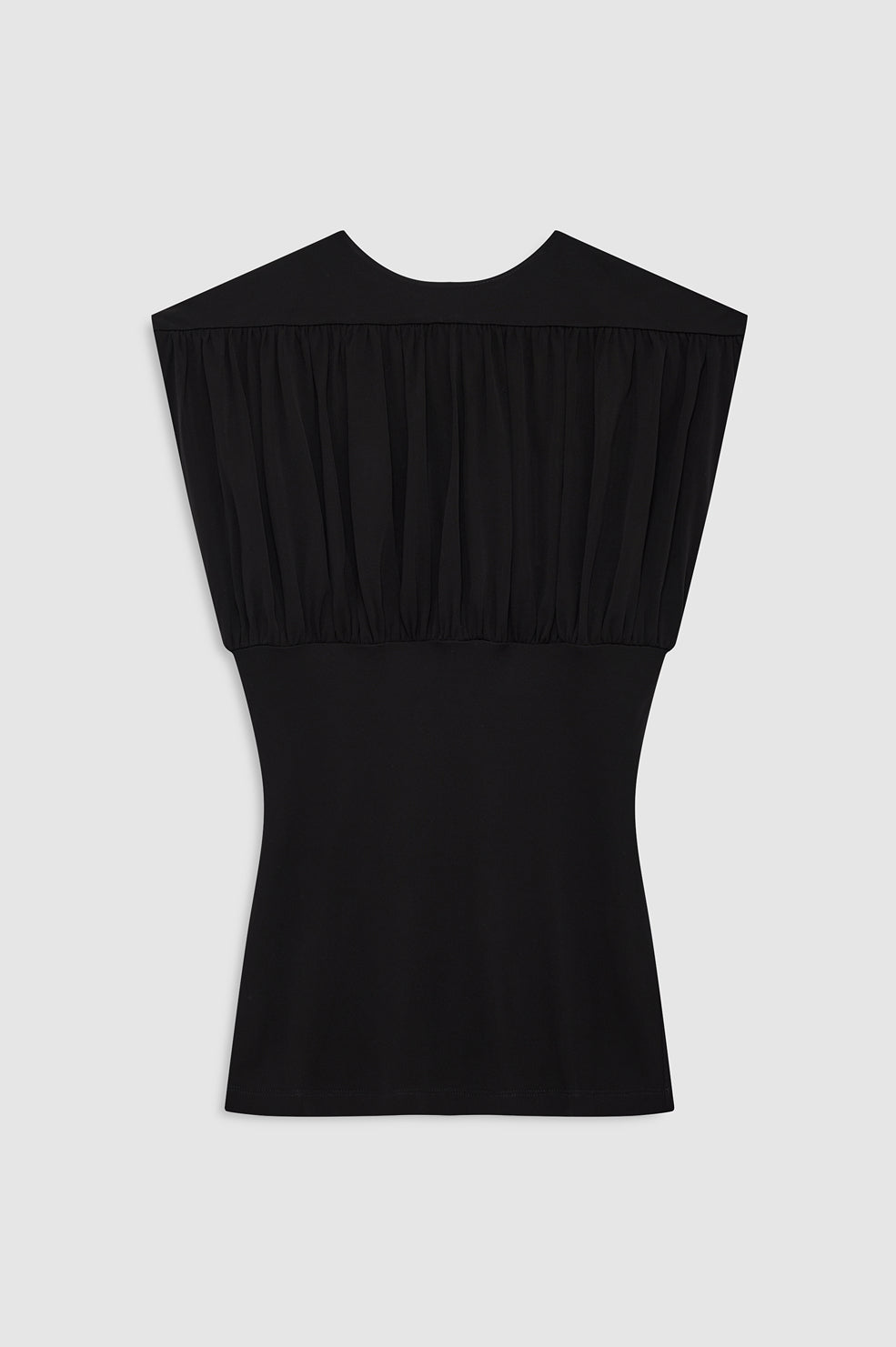 ANINE BING Fran Top - Black - front view