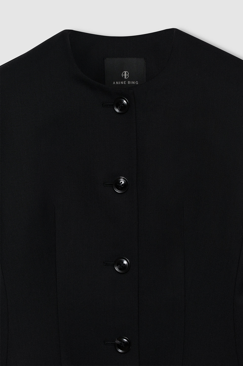 ANINE BING Huda Blazer - Black - detail view