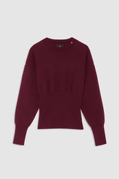 ANINE BING Imane Sweater - Fig - front view