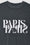 ANINE BING Jaci Sweatshirt Paris - Washed Black - Detail View