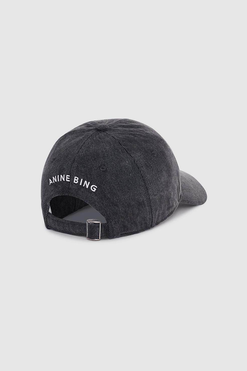 Jeremy Baseball Cap - Washed Smoke Grey ONE