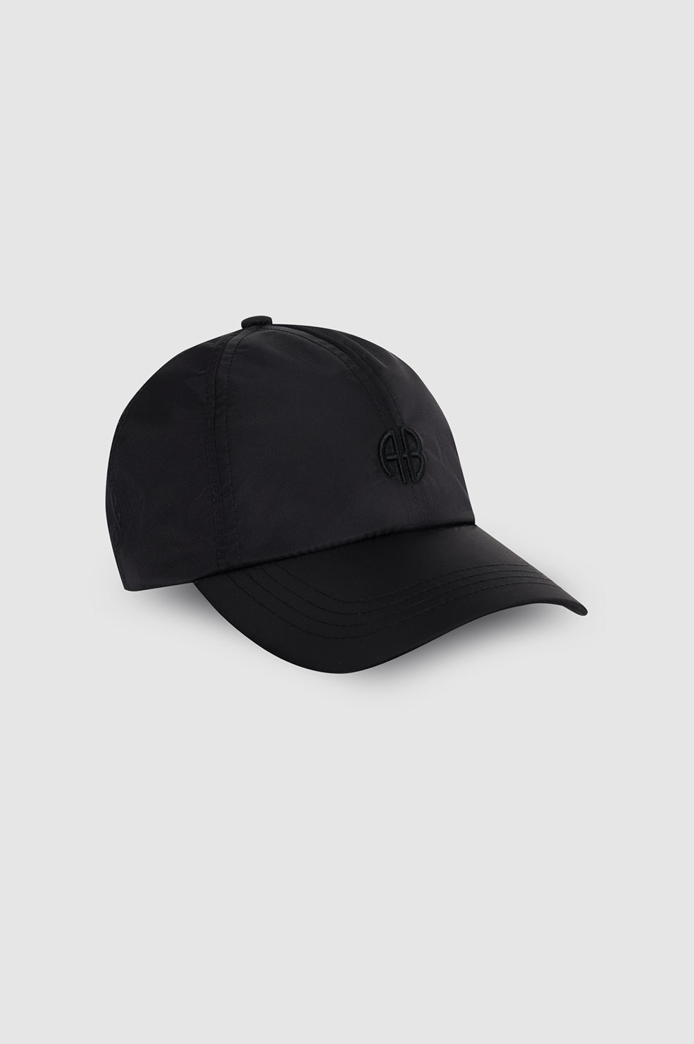 ANINE BING Jeremy Baseball Cap Ab Nylon - Black - side view