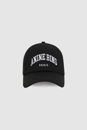 ANINE BING Jeremy Baseball Cap Anine Bing Paris - Black - front view