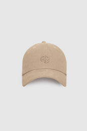 ANINE BING Jeremy Baseball Cap Ab Corduroy - Beige - front view