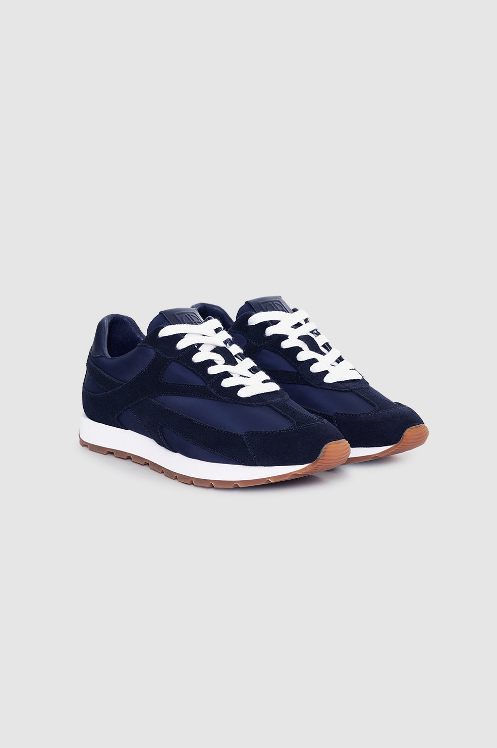 ANINE BING Juno Sneakers - Navy Suede - side pair view