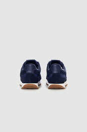 ANINE BING Juno Sneakers - Navy Suede - side pair back view 