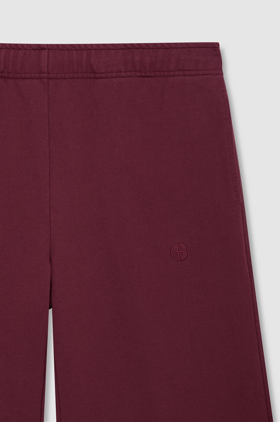 ANINE BING Kacey Sweatpant - Burgundy - back view