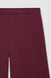 ANINE BING Kacey Sweatpant - Burgundy - back view