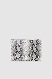 ANINE BING Large Elly Pouch - Python - back view