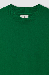 ANINE BING Lee Crew Sweater - Green - detail view