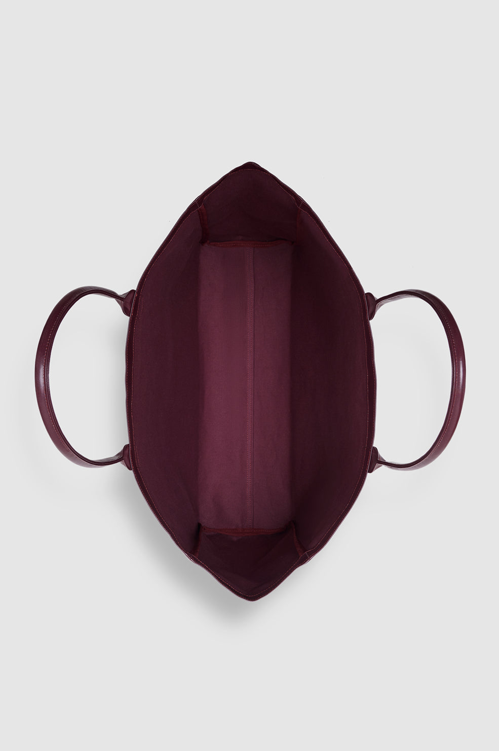 ANINE BING Leo Coated Canvas Tote - Fig - top view