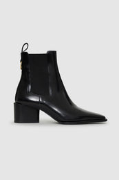 ANINE BING Livia Chelsea Boots - Black - front view