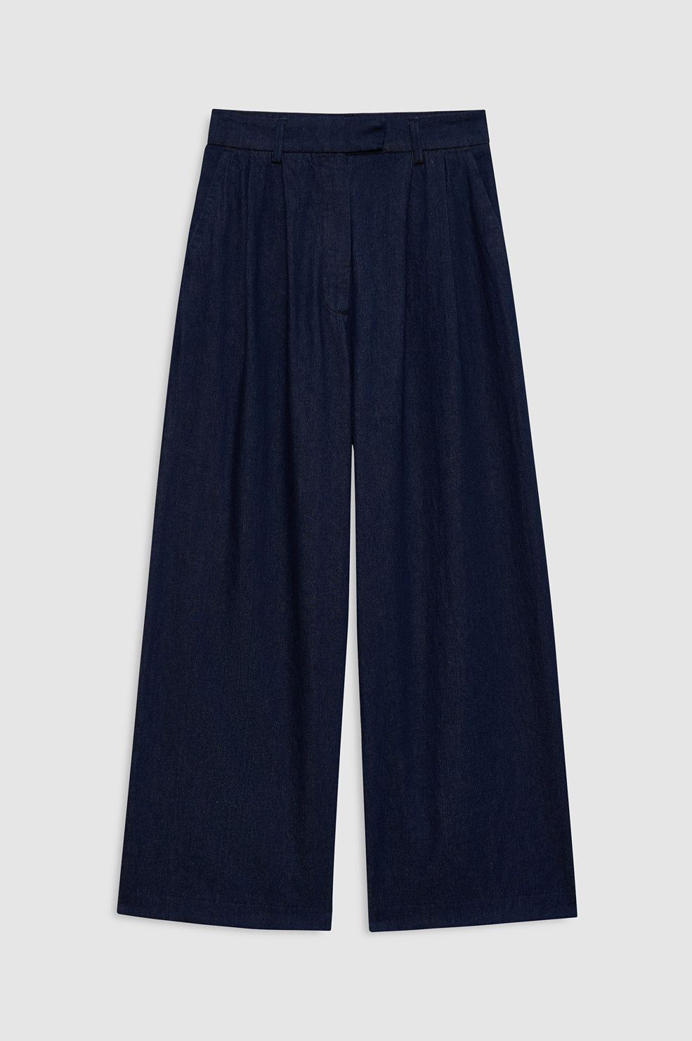 ANINE BING Lou Trouser - Ink Blue - front view