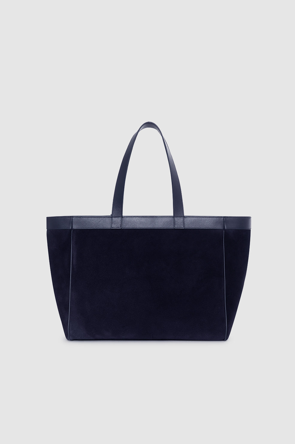 ANINE BING Medium Rio Tote - Navy Suede - back view