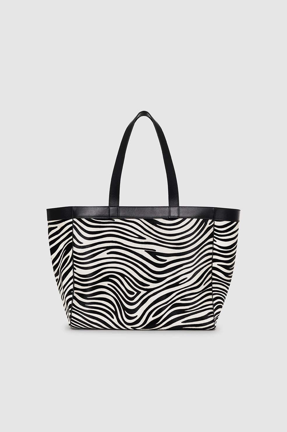 ANINE BING Medium Rio Tote - Zebra - back view