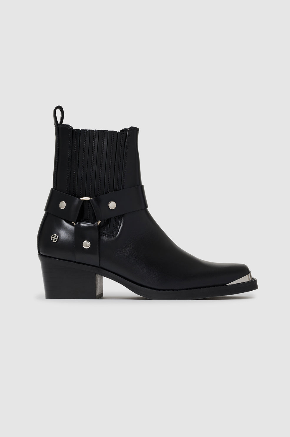Mid Biker Boots - Black