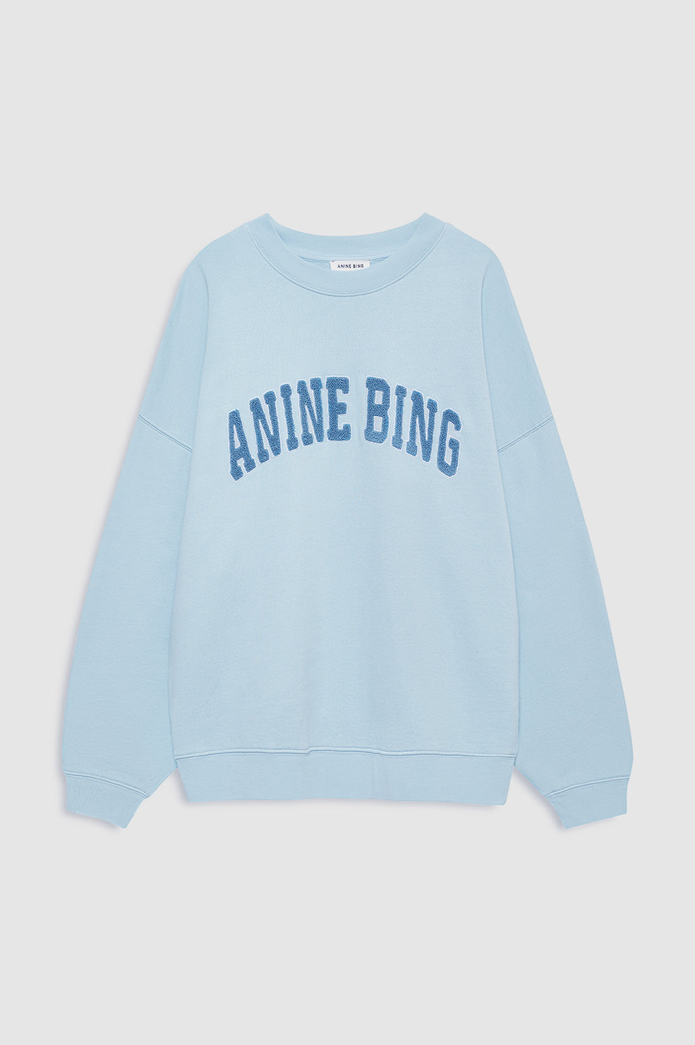 featured-img|ANINE BING Miles Sweatshirt Anine Bing - Pale Blue - front view