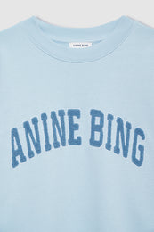 ANINE BING Miles Sweatshirt Anine Bing - Pale Blue - detail view
